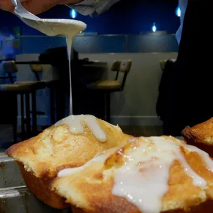 Fresh baked Lemon Pound cake