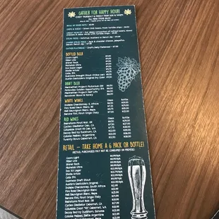 $6 Happy Hour Menu