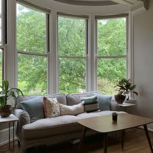 Wouldn&apos;t you love to cozy up in this window to get some work done?