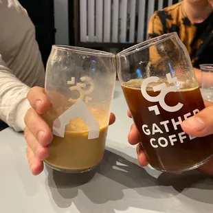 Americano and Latte