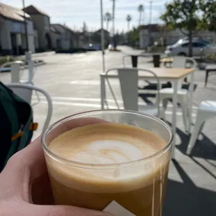 Rose latte