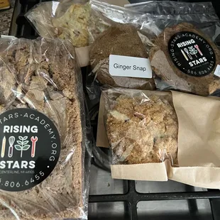 Delicious baked goods