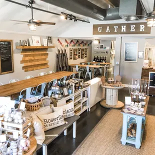 Classes, Workshops and Locally Made Gift Shop.