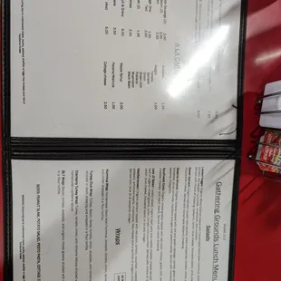 Lunch 11-3PM then closed Salads Wraps $10-13  3-21-2022