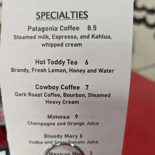 Booze cafe Bourbon Coffee $7 :D