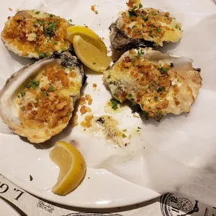 Grilled oysters--Chef&apos;s kiss!