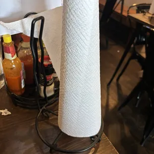 No napkins just paper towels