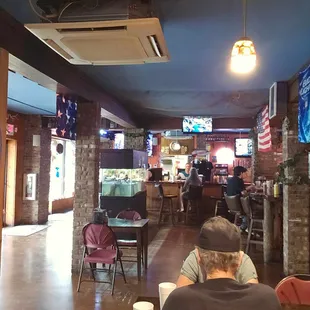 the interior of the restaurant