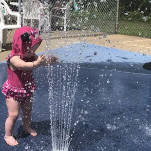 We love the splash pad!