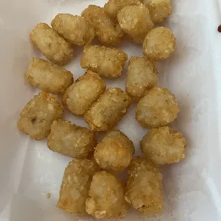 Side of tater tots for $4!