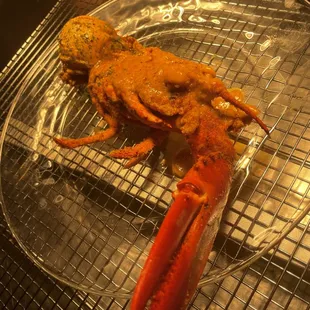 Fried Lobster Cajun Sauce