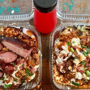 Baked Potato with 3 Meats ,Baked Potato with 1 Meat