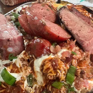 Baked Potato with 3 Meats