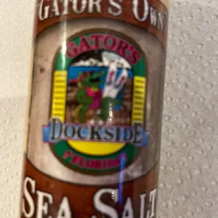 Logo on the salt