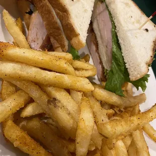 Lunch trip  look e decker club, but all Turkey instead of Turkey and ham