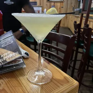 Lemon drop martini