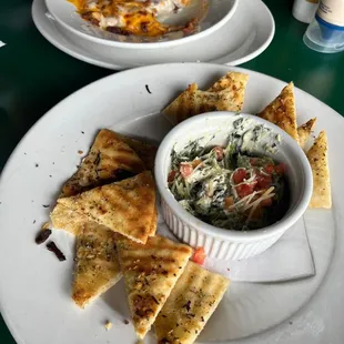 Spinach and artichoke dip Gator taters