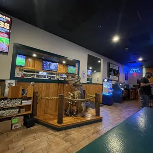 the inside of the restaurant