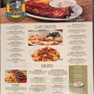 menu, ribs