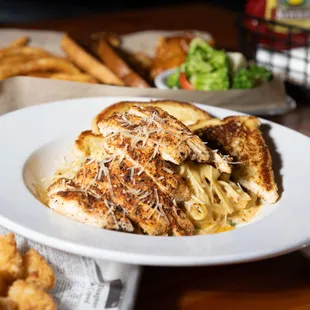 pasta dish, pasta, food