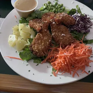 Coconut Shrimp Salad