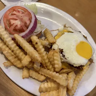 Breakfast burger