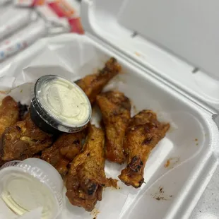 Wings (5)   Boneless or Veggie