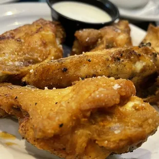 Grilled garlic Parmesan wings