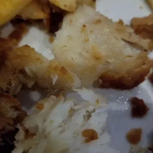 a close up of a plate of food