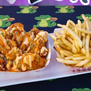 Wing combo french fries
