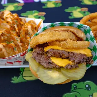 Tripple threat onion rings