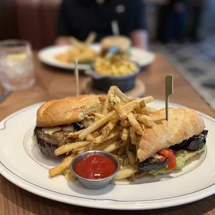 Eggplant veggie sandwich