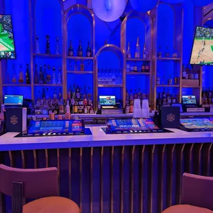 a man sitting at the bar