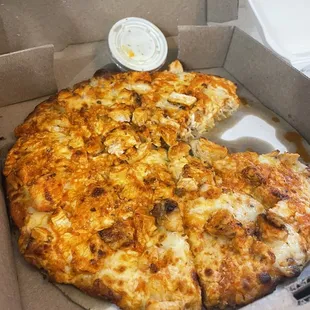 Buffalo chicken pizza