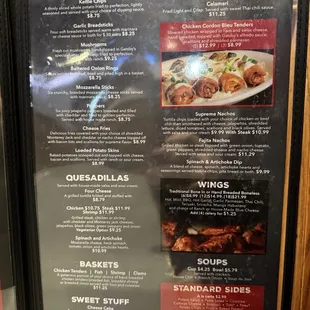 Menu November 2024