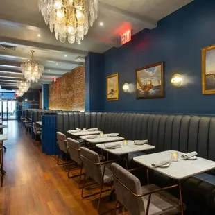 interior, sushi and sashimi