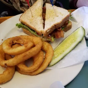 BLT with house pickle