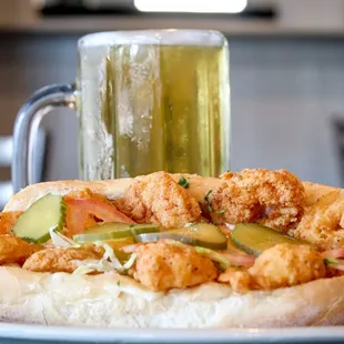 Fried Shrimp Poboy