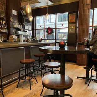 Waiting area of the bar