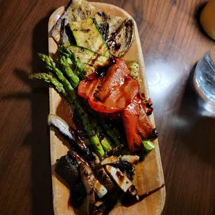 Marinated grilled veggies