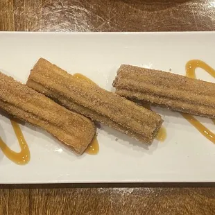 Churros with Chocolate Sauce
