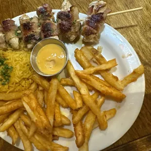 Gaucho's Fries Chicken Skewer