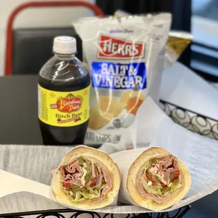 This is the real deal Italian hoagie: Special Italian with vinegar- can't go wrong