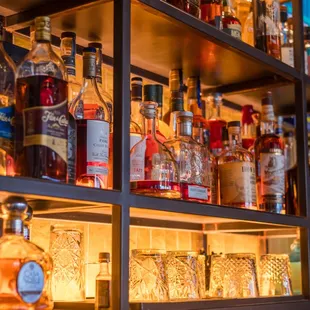 Unique selection of handpicked spirits