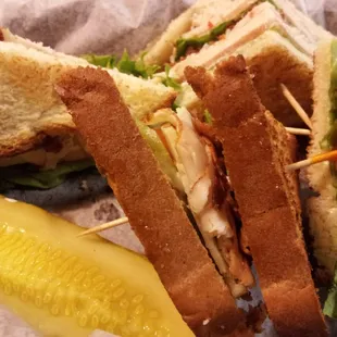 Club-house sandwich.