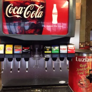 Ale81 and Diet Ale81 along with Coke products!