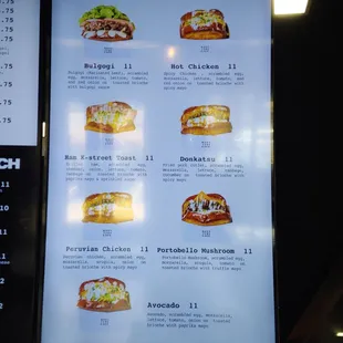 ramen and noodles, menu