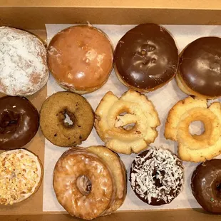Box of happiness. Or what was left at 11:30. Missed the buttermilk bar window today. :(