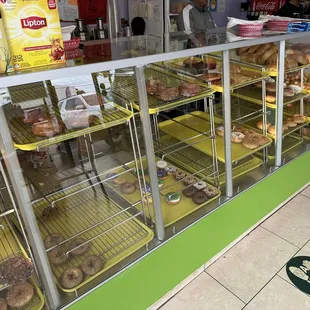outside, donuts
