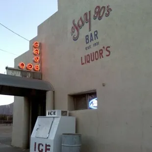 the outside of the building